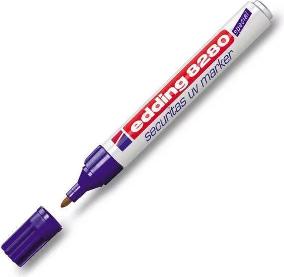 Маркер специальный Edding 8280 для ультрафиолетовых лучей / e-8280-100 - фото