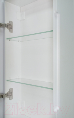 Шкаф с зеркалом для ванной Континент Allure Led 35х65 L