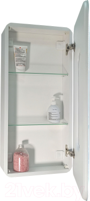 Шкаф с зеркалом для ванной Континент Elliott Led 40х80 R