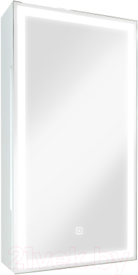 Шкаф с зеркалом для ванной Континент Allure Led 35х65 R - фото