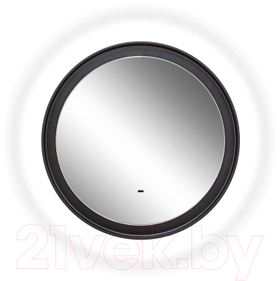 Зеркало Континент Planet Black Led D 60 (с бесконтактным сенсором)