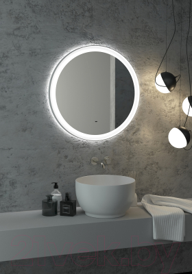 Зеркало Континент Planet White Led D 70 (с бесконтактным сенсором)