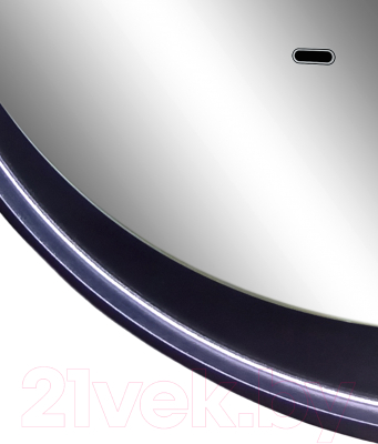 Зеркало Континент Planet Black Led D 70 (с бесконтактным сенсором)