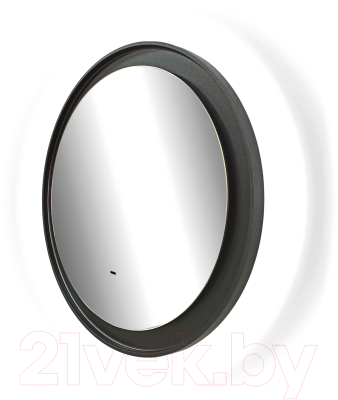 Зеркало Континент Planet Black Led D 80 (с бесконтактным сенсором)