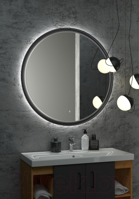 Зеркало Континент Planet Black Led D 100 (с бесконтактным сенсором)