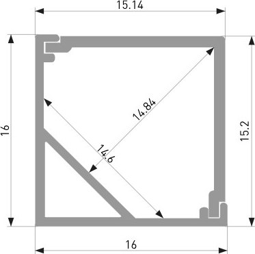 Профиль для светодиодной ленты Elektrostandard LL-2-ALP009