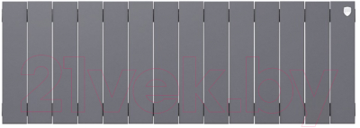 Радиатор биметаллический Royal Thermo PianoForte 300 Silver Satin (14 секций)