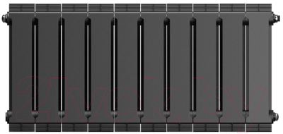 Радиатор биметаллический Royal Thermo PianoForte 300 Noir Sable (10 секций)