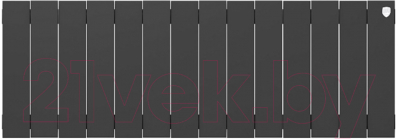 Радиатор биметаллический Royal Thermo PianoForte 300 Noir Sable (14 секций)
