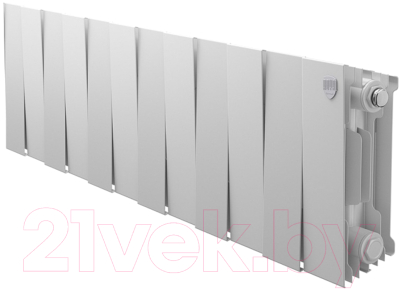 Радиатор биметаллический Royal Thermo PianoForte 200 Bianco Traffico (12 секций) - фото