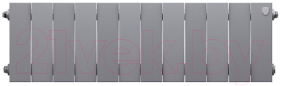 Радиатор биметаллический Royal Thermo PianoForte 200 Silver Satin (12 секций)