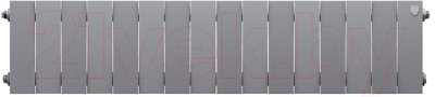 Радиатор биметаллический Royal Thermo PianoForte 200 Silver Satin (16 секций)
