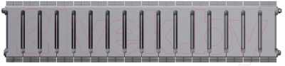 Радиатор биметаллический Royal Thermo PianoForte 200 Silver Satin (16 секций)
