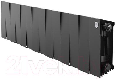 Радиатор биметаллический Royal Thermo PianoForte 200 Noir Sable (14 секций) - фото