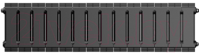 Радиатор биметаллический Royal Thermo PianoForte 200 Noir Sable (14 секций)