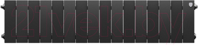Радиатор биметаллический Royal Thermo PianoForte 200 Noir Sable (16 секций)