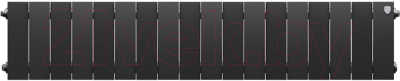 Радиатор биметаллический Royal Thermo PianoForte 200 Noir Sable (18 секций)