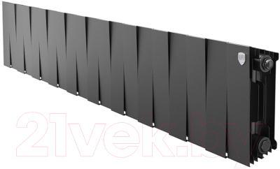 Радиатор биметаллический Royal Thermo PianoForte 200 Noir Sable (20 секций) - фото