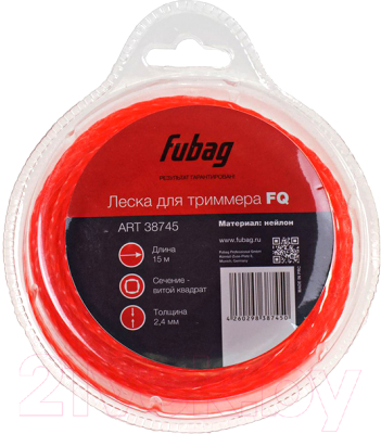 Леска для триммера Fubag 38745 - фото