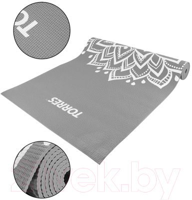 Коврик для йоги и фитнеса Torres Relax 4 / YL12224G