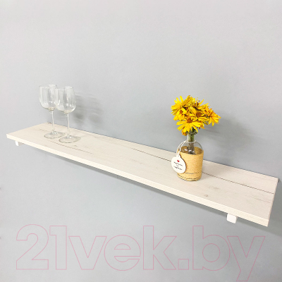 Полка Millwood Настенная с кронштейном 100x20
