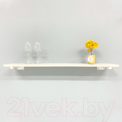 Полка Millwood Настенная с кронштейном 100x20