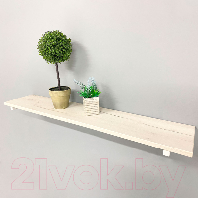 Полка Millwood Настенная с кронштейном 100x20