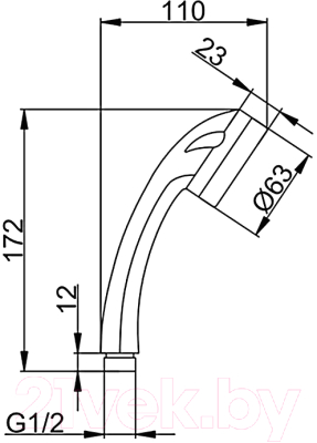 Лейка ручного душа Frap F011