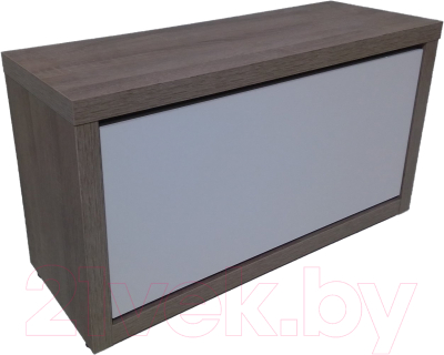 Тумба в прихожую Элана 1.60 (дуб трюфель/белый) - фото