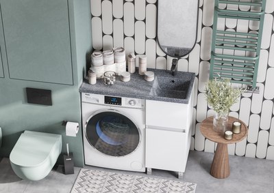 Тумба под умывальник Акватон Лайн (1A232201LF010)