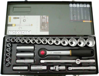 Набор головок слесарных Proxxon 23000 - фото