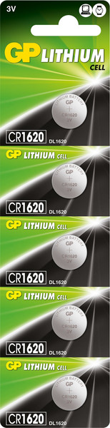 Комплект батареек GP Batteries Lithium CR1620 - фото