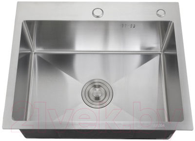 Мойка кухонная РМС MR-5050 (корзина раздвижная и дозатор врезной)