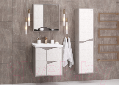 Шкаф с зеркалом для ванной Onika Брендон 60.00