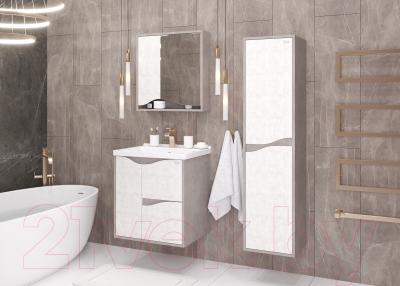 Шкаф с зеркалом для ванной Onika Брендон 60.00