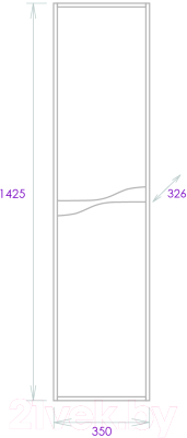 Шкаф-пенал для ванной Onika Брендон 35.10 (403565)