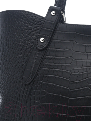 Сумка Souffle 273 / 2735001 (черный кайман эластичный)