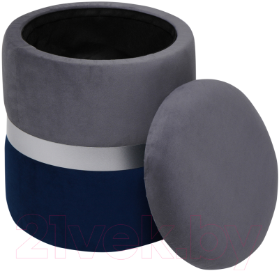 Пуф DreamBag Аризона / 13623 (серо-синий)