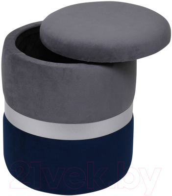 Пуф DreamBag Аризона / 13623 (серо-синий)