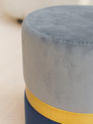 Пуф DreamBag Колорадо / 13665 (серо-синий)