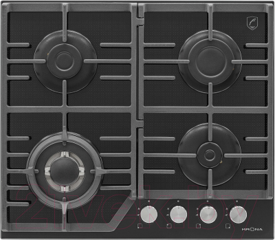 Газовая варочная панель Krona Ardente 60 BL / КА-00002172 - фото