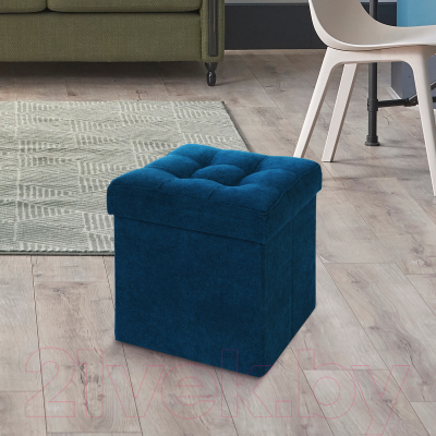 Пуф DreamBag 13258 (велюр, синий)