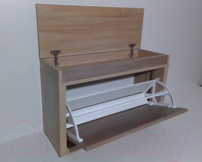 Тумба для обуви Элана 1к.80 (дуб сонома/дуб трюфель)