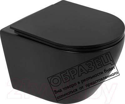 Унитаз подвесной BelBagno BB062CHR-MB - фото