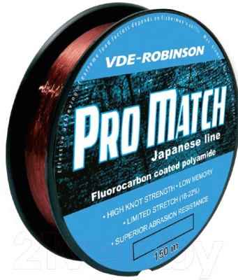 Леска монофильная Robinson Vde-R Pro Match 0.220мм 150м / 55-AM-220 - фото