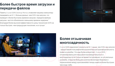 Оперативная память DDR5 Crucial CT16G48C40U5