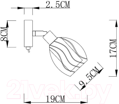 Спот Arte Lamp Biham A3184AP-1AB