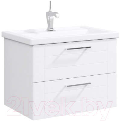 Тумба с умывальником Aqwella Манчестер / MAN01072 (подвесная) - фото