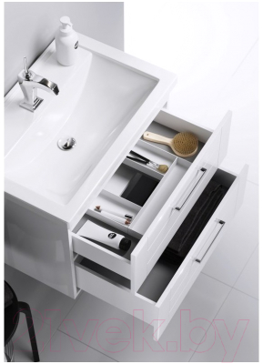 Тумба с умывальником Aqwella Манчестер / MAN01072 (подвесная)