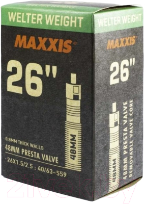 Камера для велосипеда Maxxis Welter Weight 26x1.5/2.5 0.8 Lfvsep48 B-C / EIB00137000 - фото